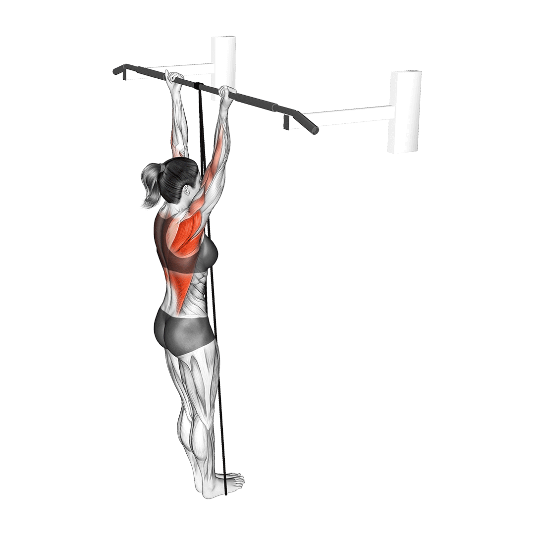 Band Assisted Chin Up - All Pull Up Workout - Pull Up