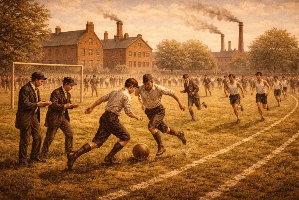 Early modern football and athletics in 19th century England marking the birth of modern sport